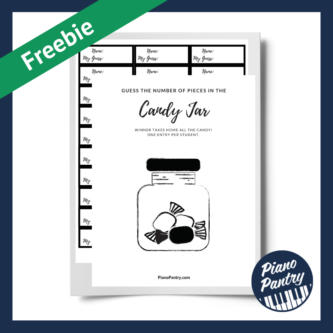 Candy Jar Contest Printable Candy Jar Contest Printable