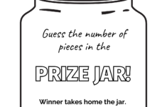 Candy Jar Game Free Printables