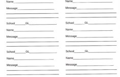 Candygram Printable Form