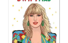 Card Taylor Swift Merry Swift Mas Christmas