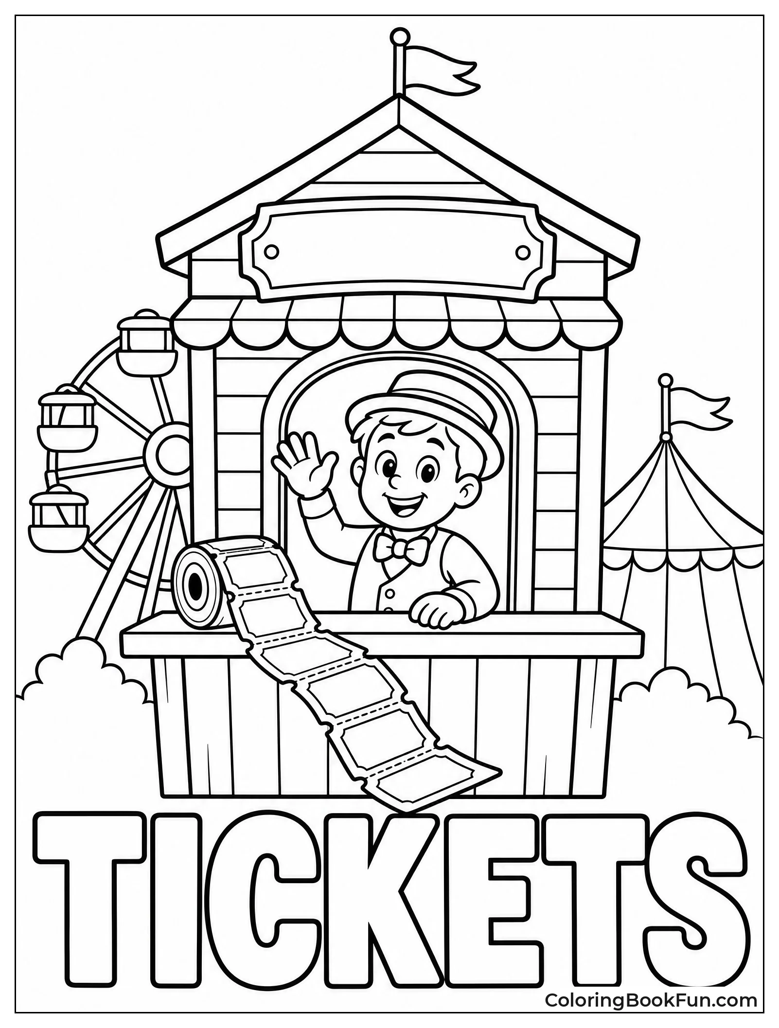 Carnival Coloring Pages Carnival Coloring Pages