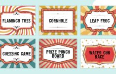 Carnival Station Signs