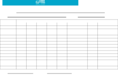 Cash Tally Sheet Template