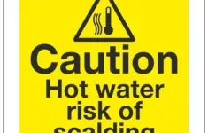 Caution Hot Water Risk Of Scalding