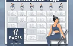 Chair Yoga Printable Senior Exercise