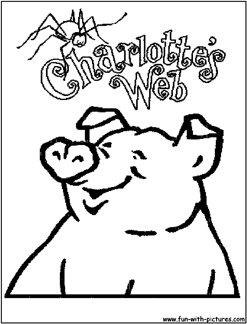 Charlottes Web Coloring Pages Charlottes Web Coloring Pages