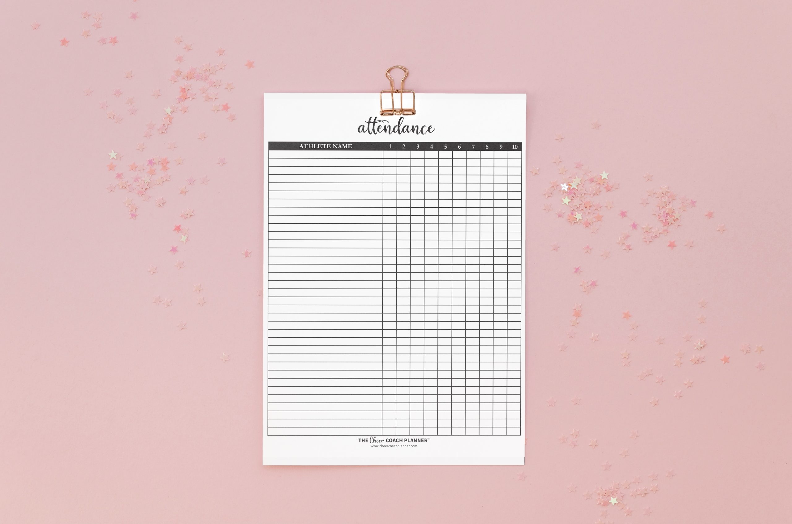 Cheercaptainplannerprintable
