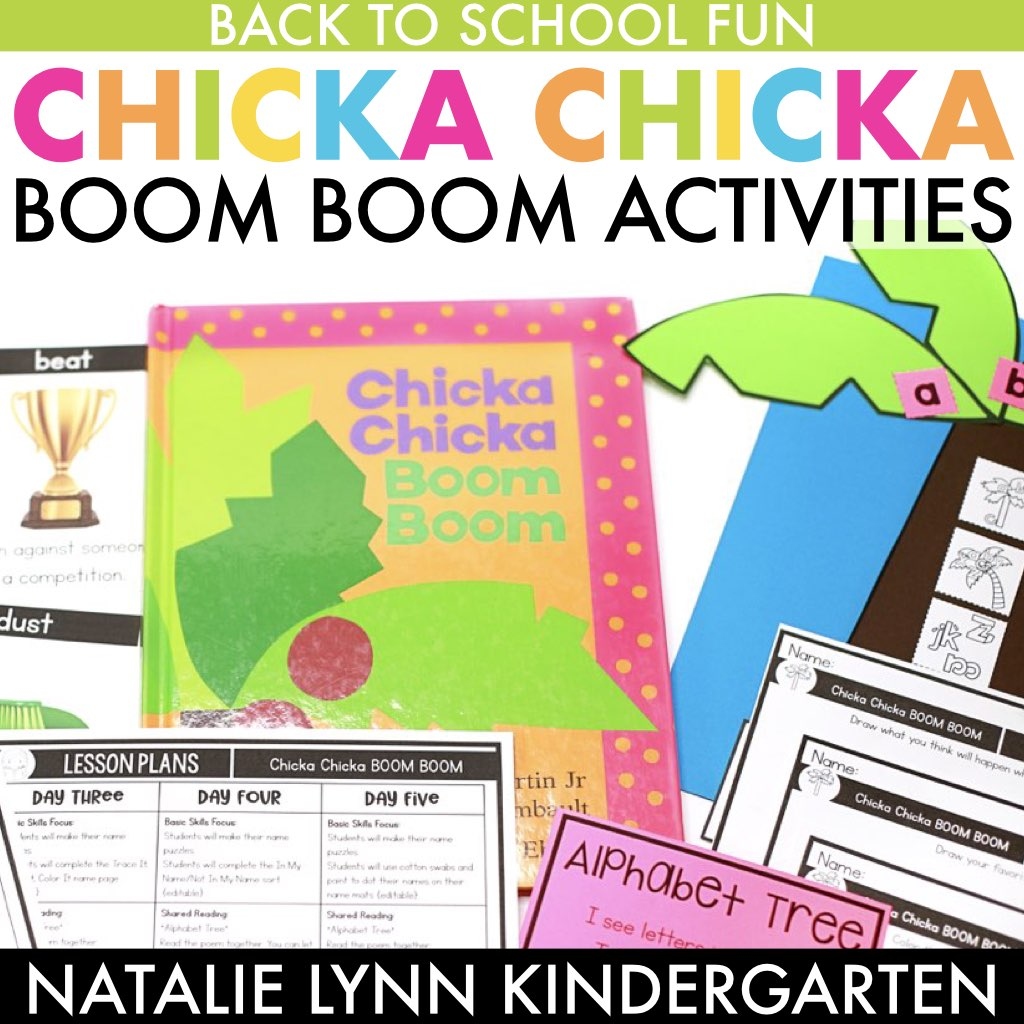 Chicka Chicka Boom Boom Activities Chicka Chicka Boom Boom Activities