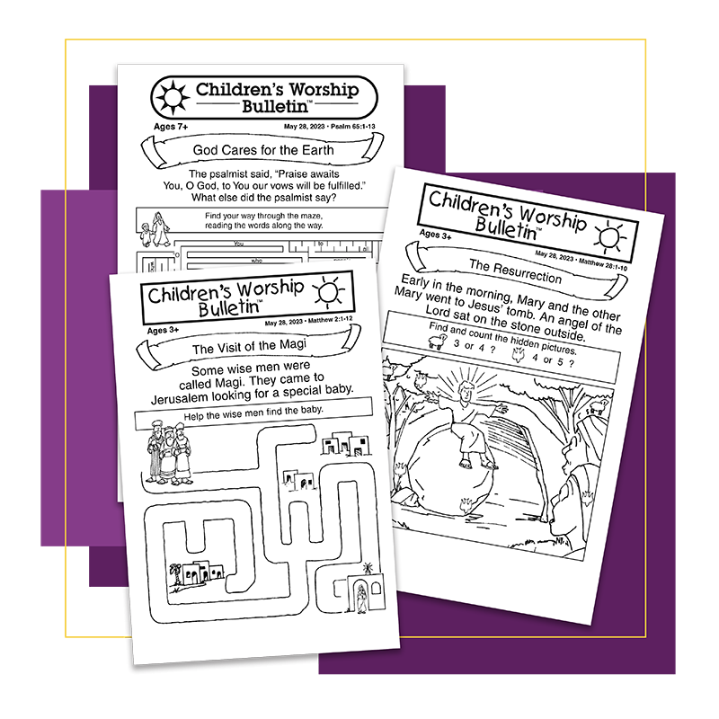 Childrens Worship Bulletins Samples Childrens Worship Bulletins Samples
