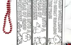 Chinese New Year Bookmark Printables