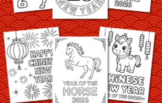 Chinese New Year Coloring Pages