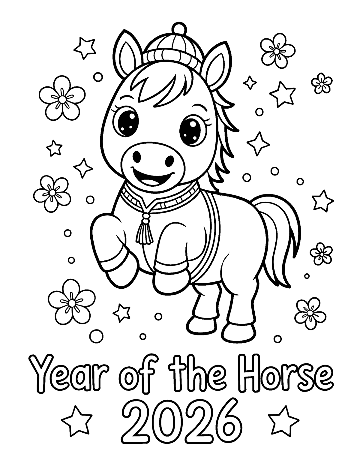 Chinese New Year Coloring Pages