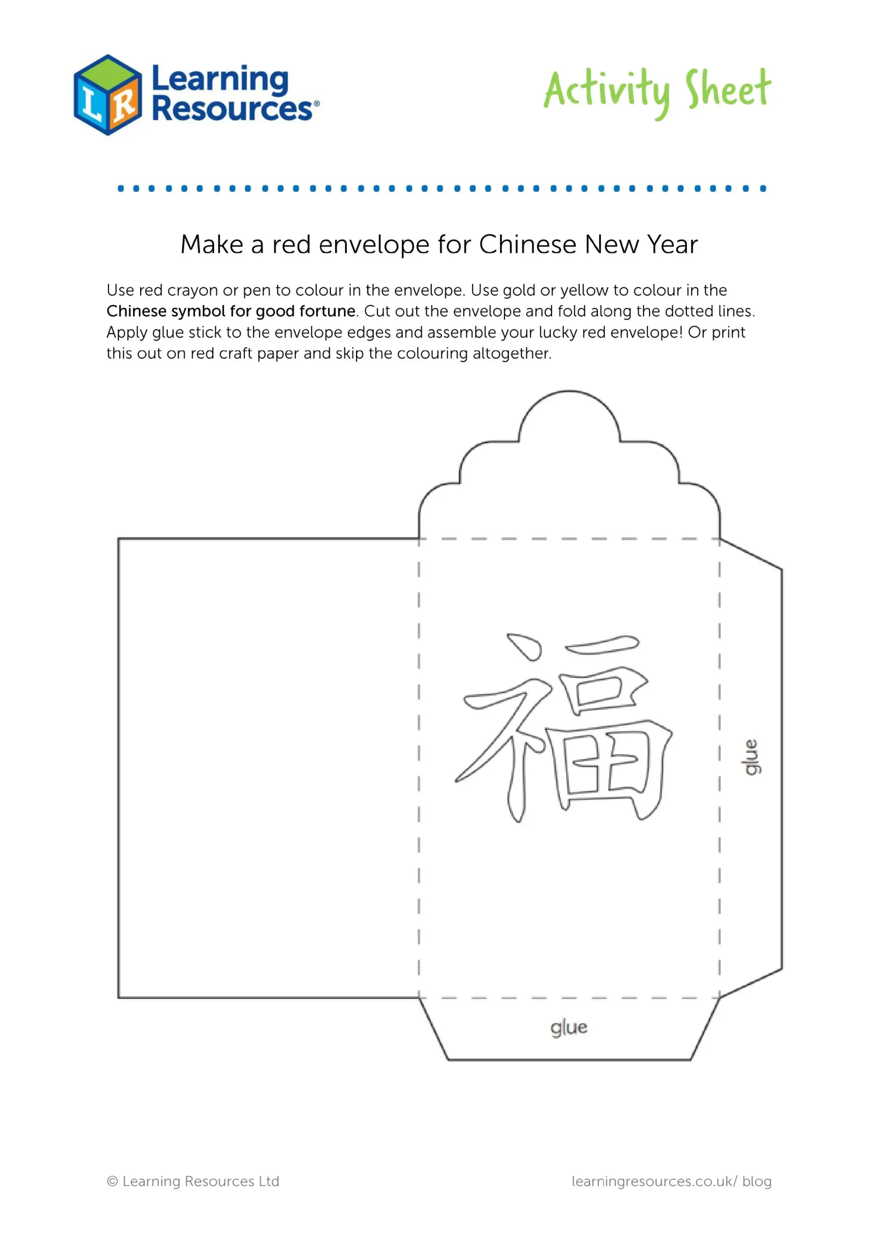 chinese new year red envelope printable