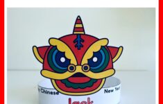 Chinese New Year Crown Craft Chinese Lion Hat Craft