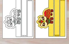 Chinese New Year Paper Crowns For Kids