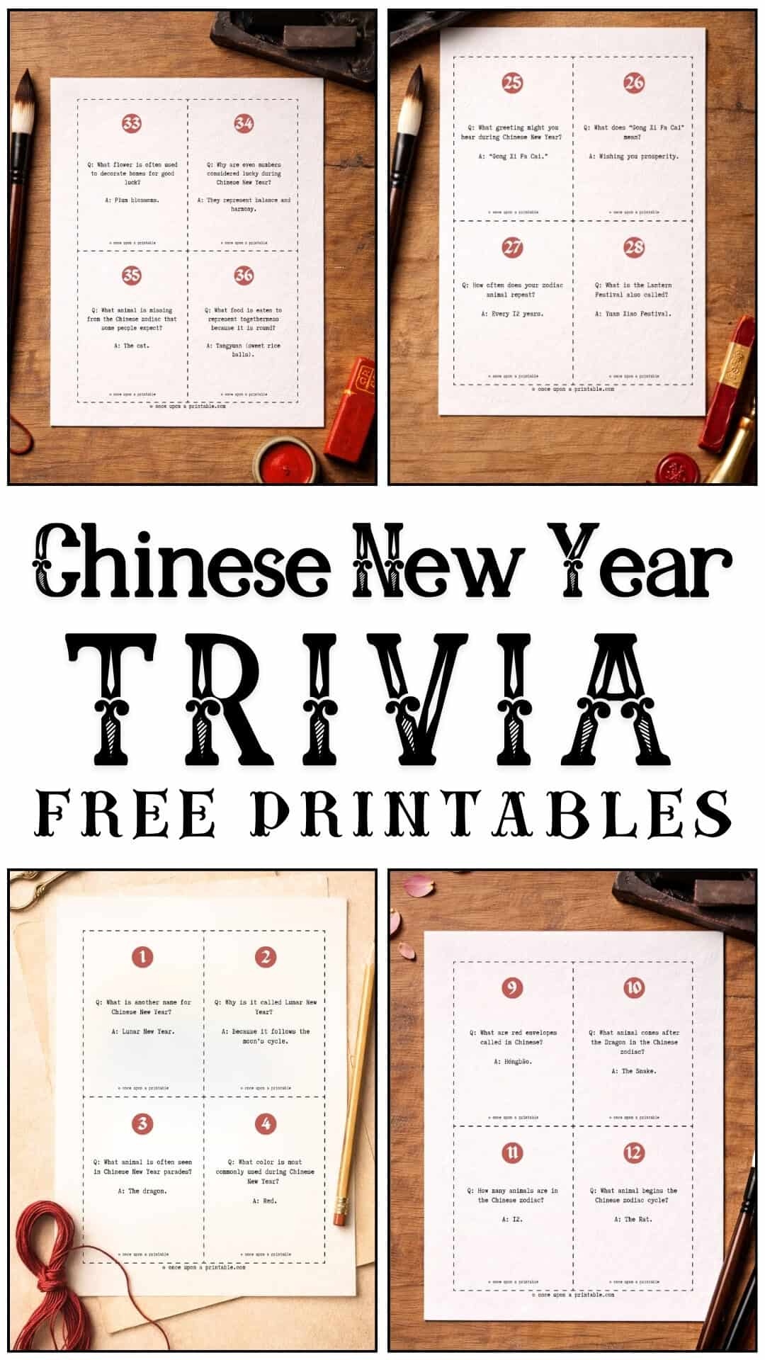 Chinese New Year Trivia Chinese New Year Trivia
