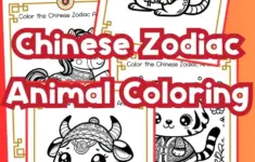 Chinese Zodiac Animal Coloring Pages