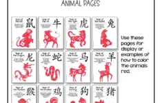 Chinese Zodiac Animal Pages