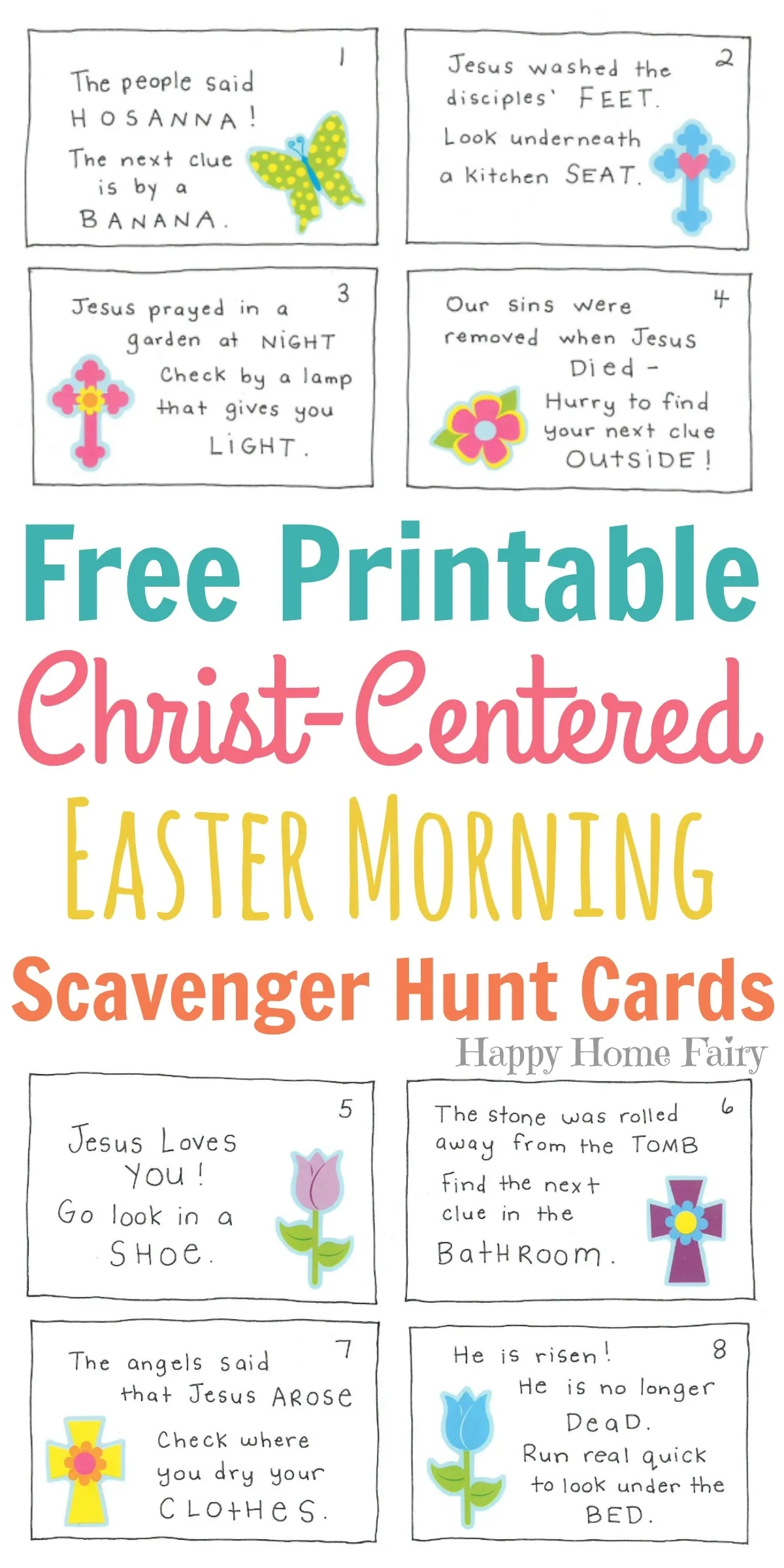 Christ Centered Easter Morning Scavenger Hunt Preschoolers Free Printable Christ Centered Easter Morning Scavenger Hunt Preschoolers Free Printable