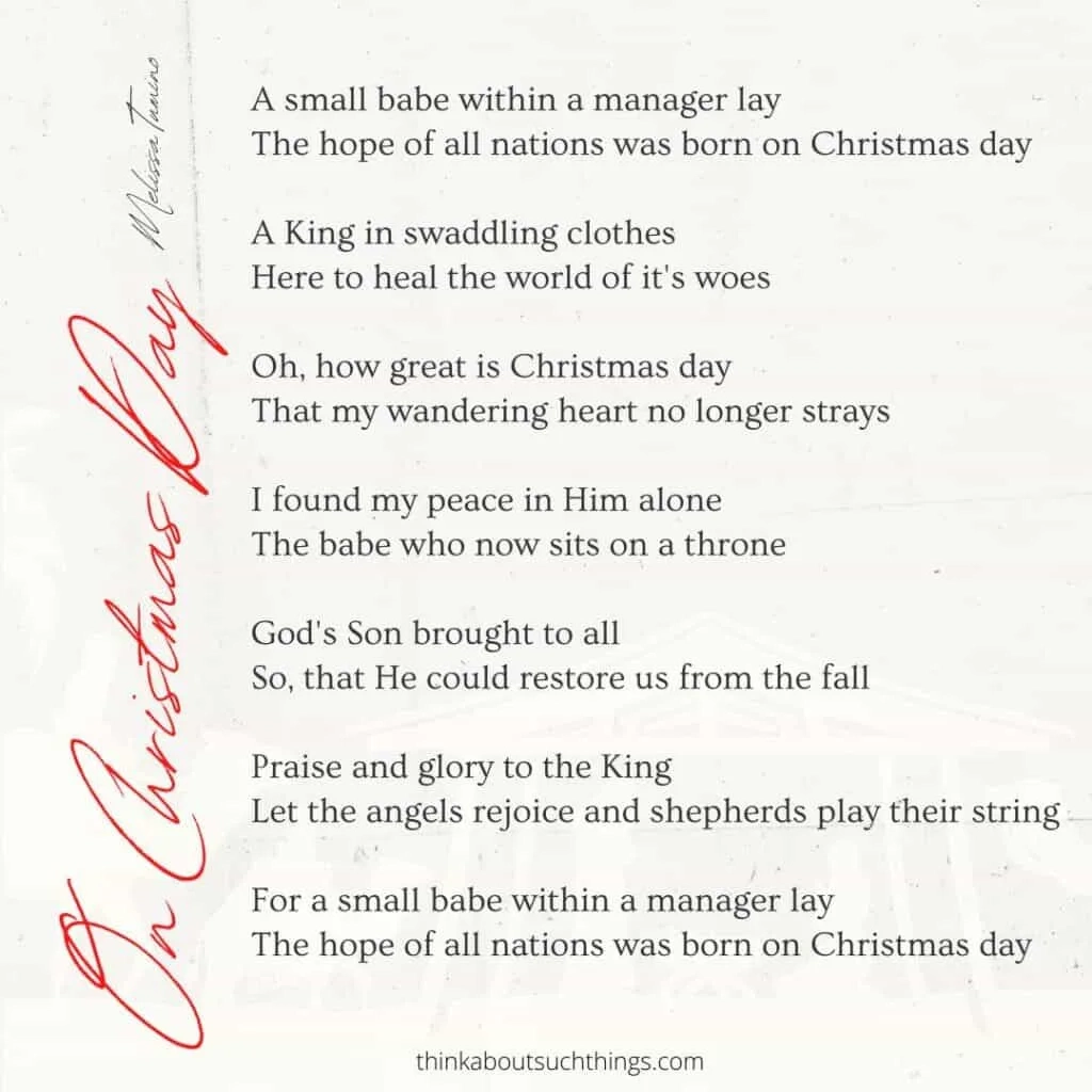 Christian Christmas Poems