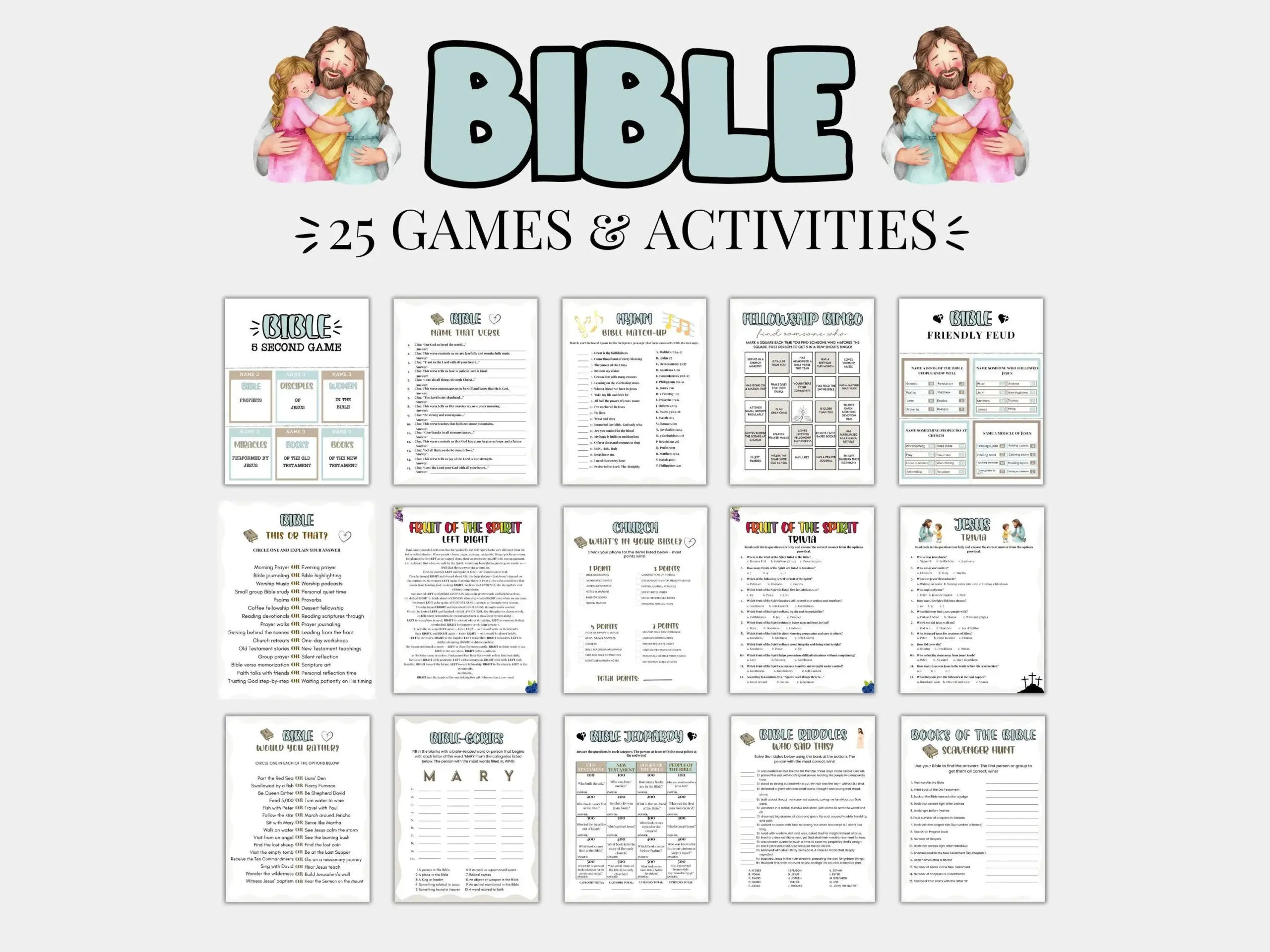 christian games for adults printable