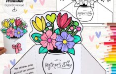 Christian Mothers Day Printable Crafts Gifts Kids Make