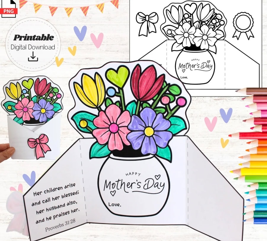 Christian Mothers Day Printable Crafts Gifts Kids Make Christian Mothers Day Printable Crafts Gifts Kids Make