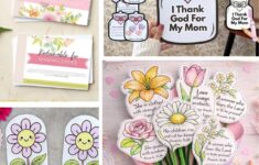 Christian Mothers Day Printable Crafts Gifts Kids Make