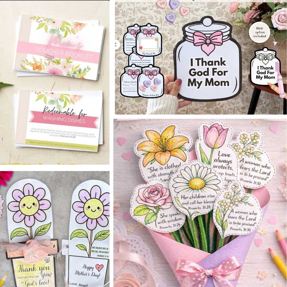 Christian Mothers Day Printable Crafts Gifts Kids Make Christian Mothers Day Printable Crafts Gifts Kids Make