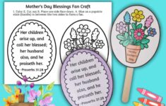 Christian Mothers Day Printable Crafts Gifts Kids Make