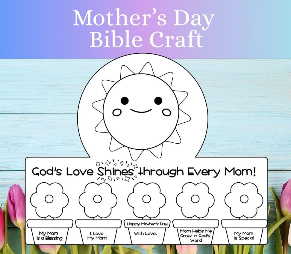 Christian Mothers Day Printable Crafts Gifts Kids Make Christian Mothers Day Printable Crafts Gifts Kids Make