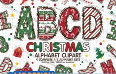 Christmas Alphabet Letters