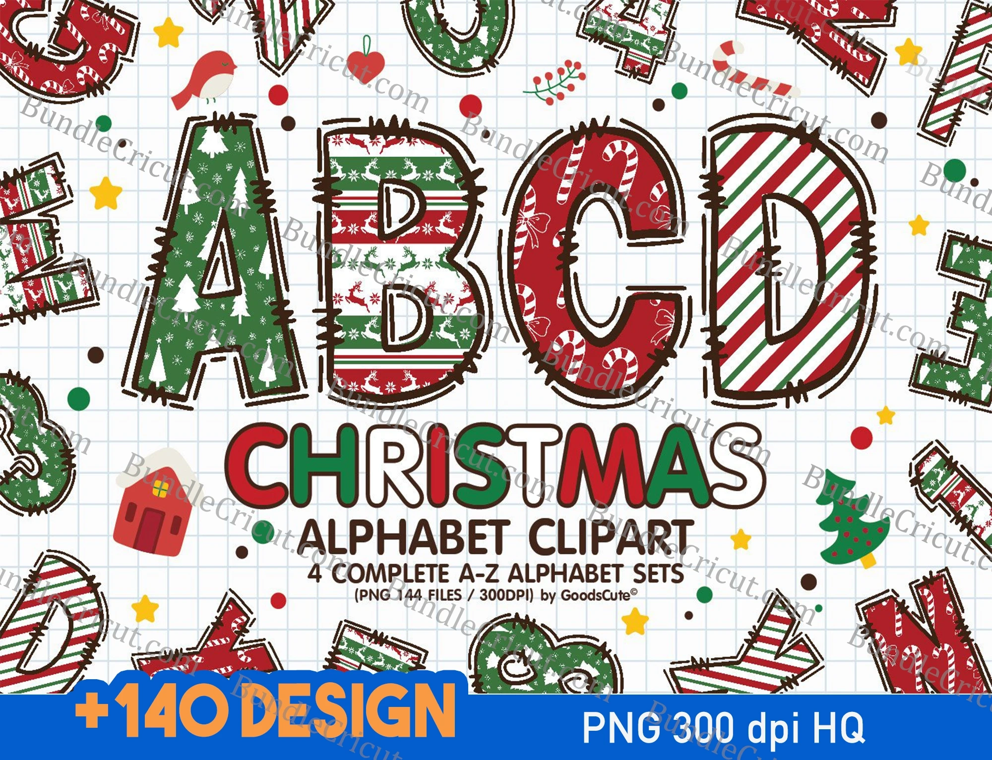 Christmas Alphabet Letters