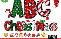 Christmas Alphabet Png Christmas Letters
