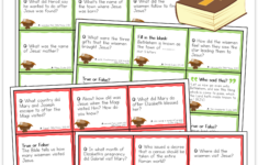 Christmas Bible Trivia Cards