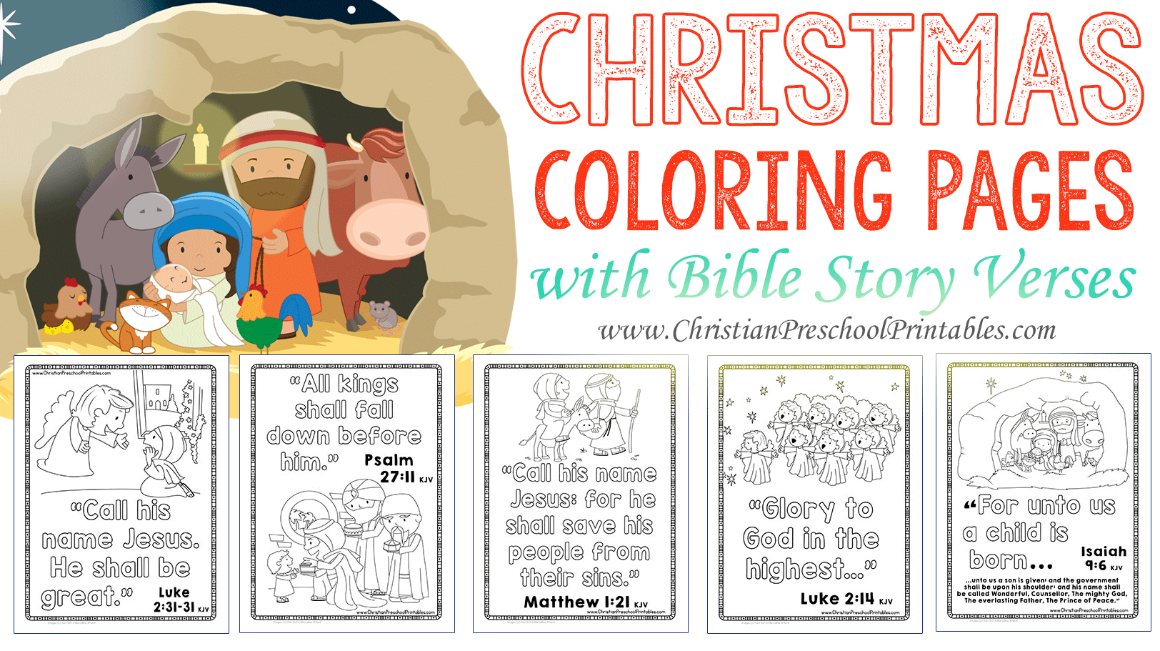 Christmas Bible Verse Printables Christmas Bible Verse Printables