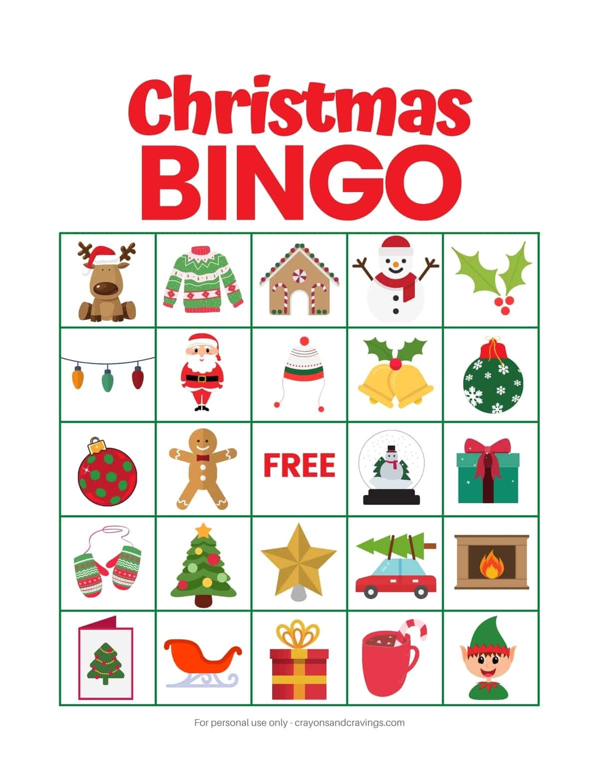 Christmas Bingo