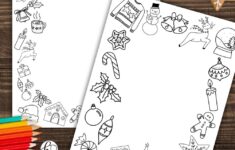Christmas Border Paper Printable