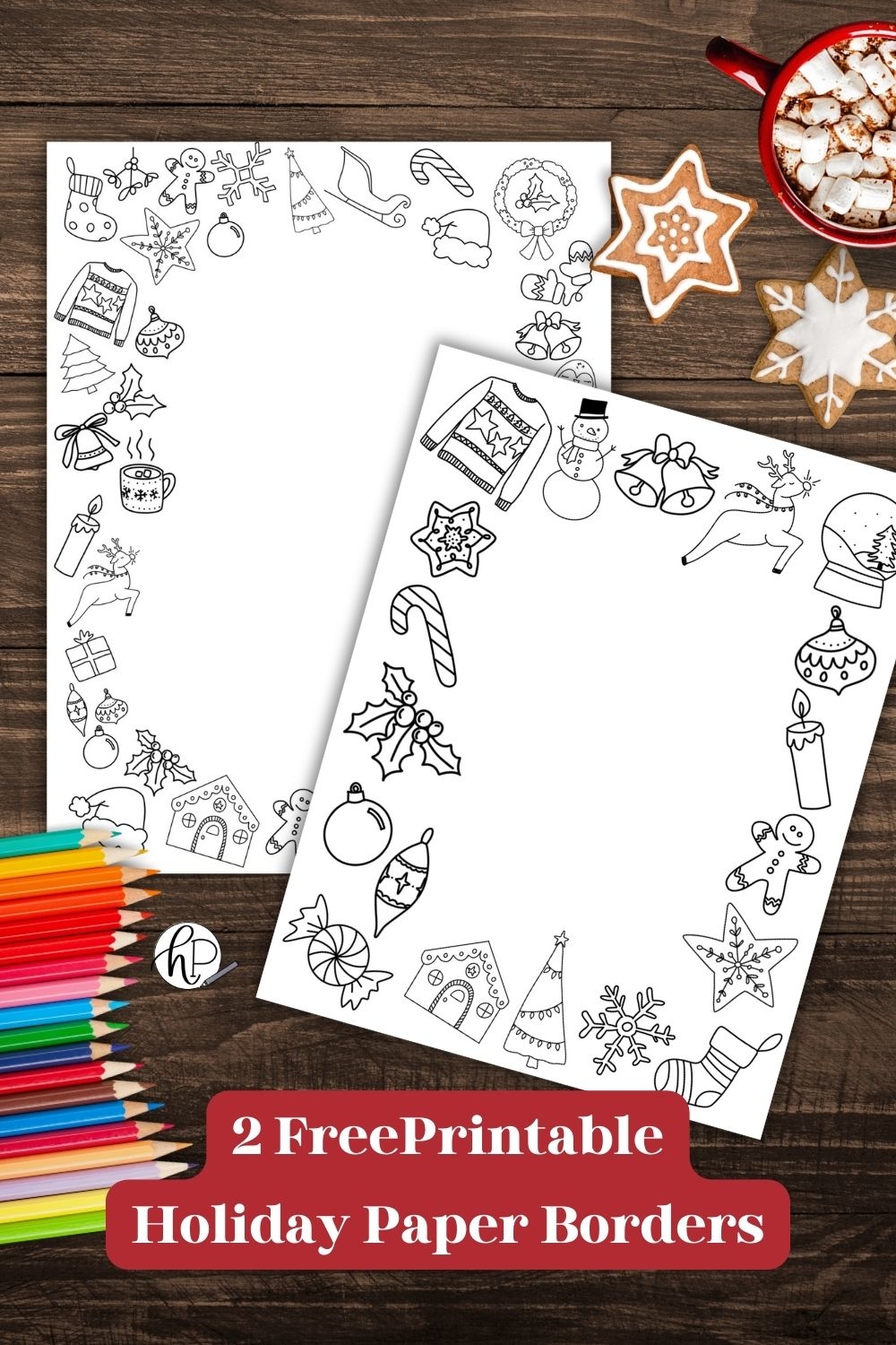 Christmas Border Paper Printable Christmas Border Paper Printable