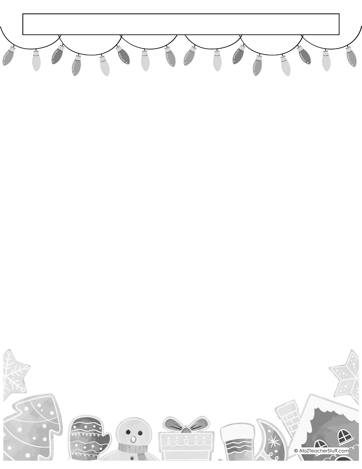 printable christmas writing paper templates