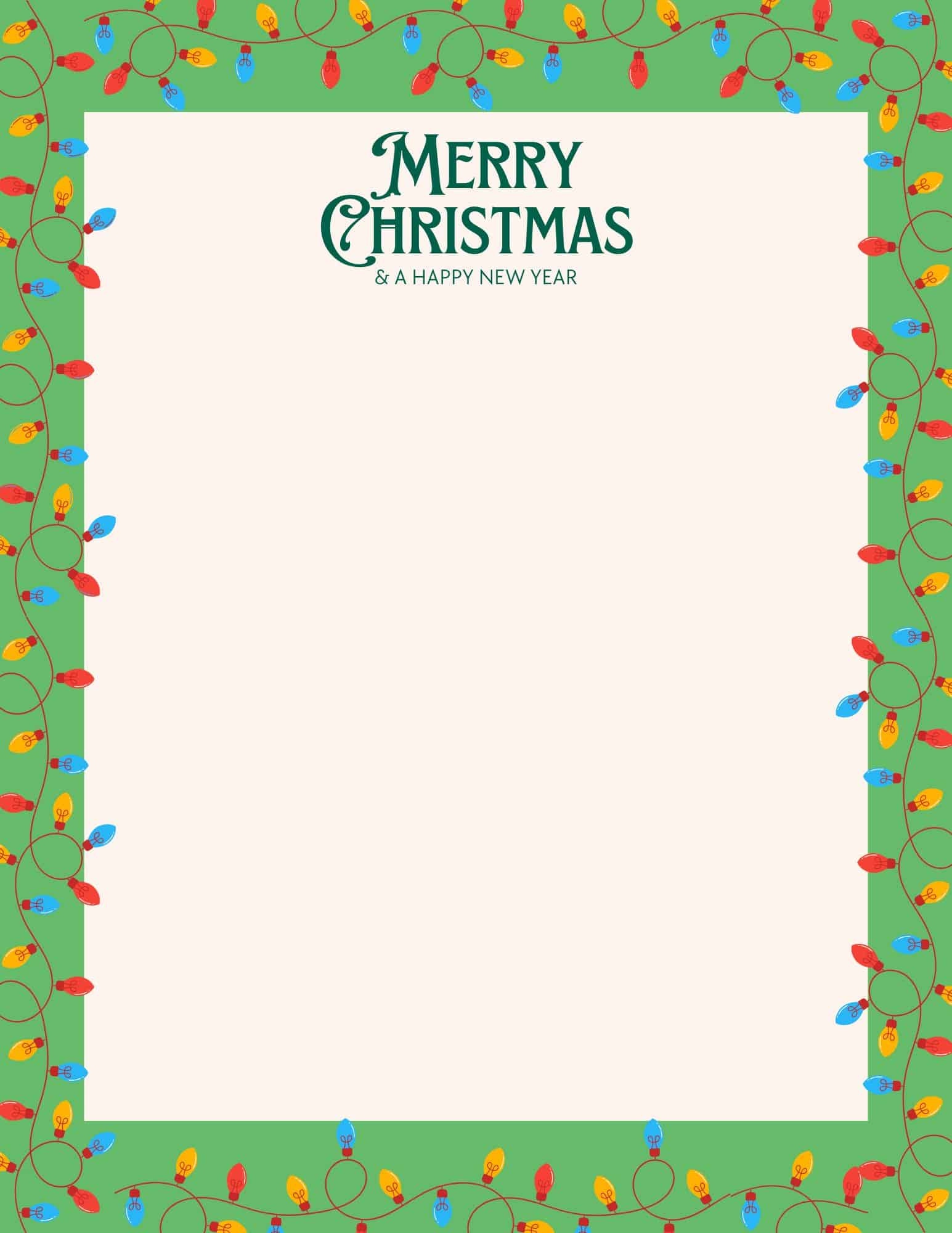 printable christmas letter borders printable christmas letter borders