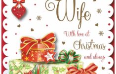 Christmas Card For Wife Template