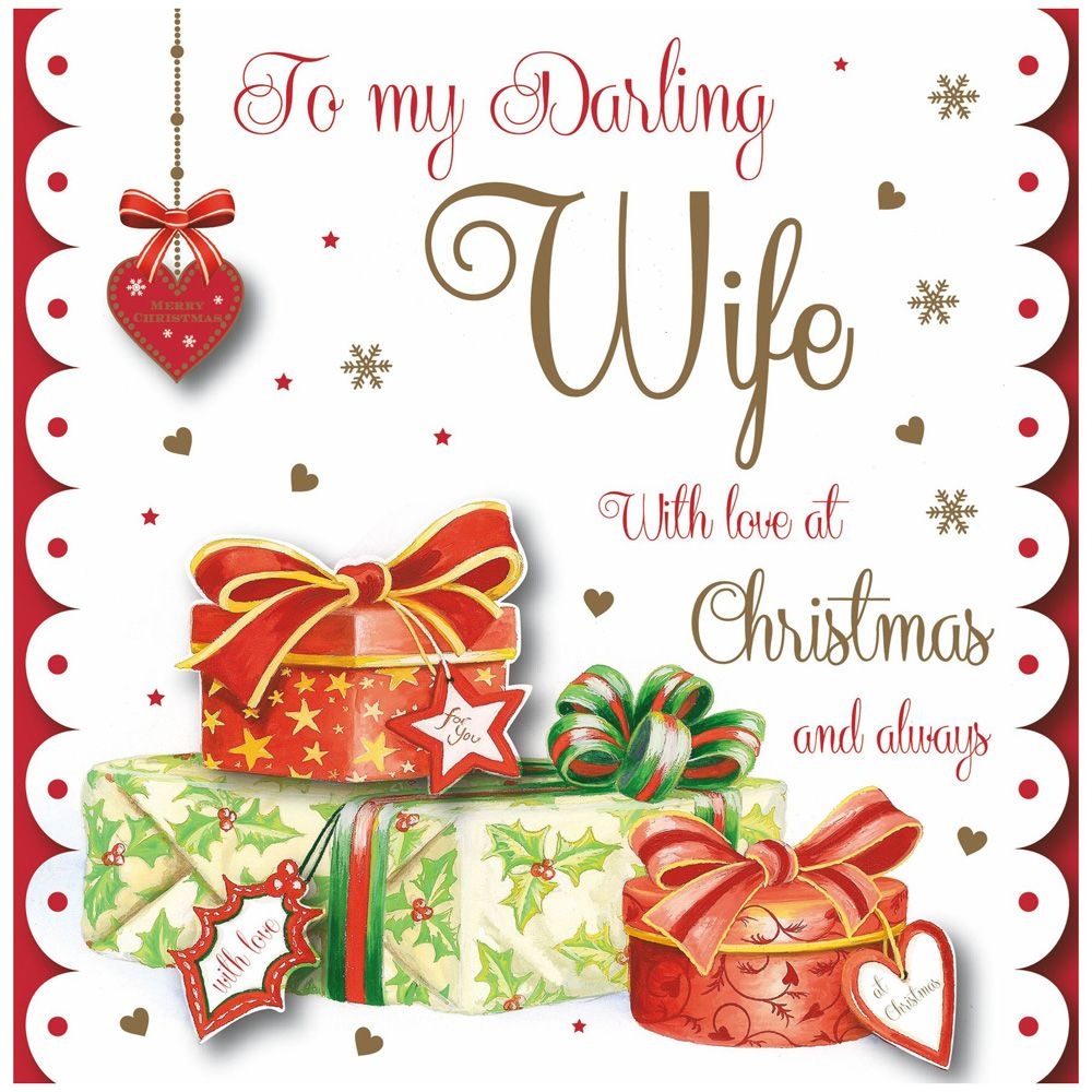 Christmas Card For Wife Template
