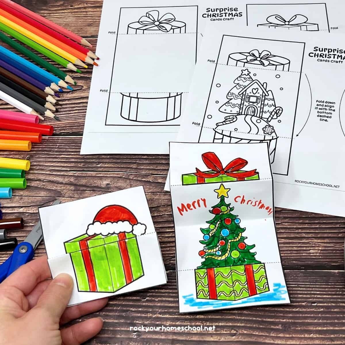 printable christmas card for students