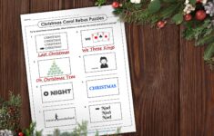 Christmas Carol Brain Teaser Puzzles