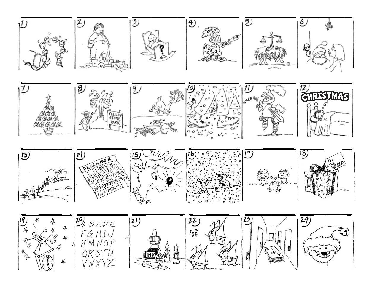 Christmas Carol Puzzles Christmas Carol Puzzles
