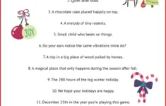 Christmas Carol Unscramble