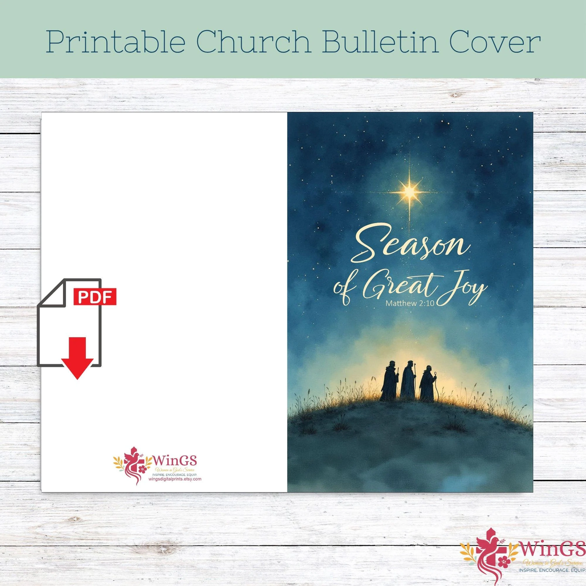 Christmas Church Bulletin Covers Christmas Church Bulletin Covers