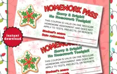 Christmas Classroom Printable Homework