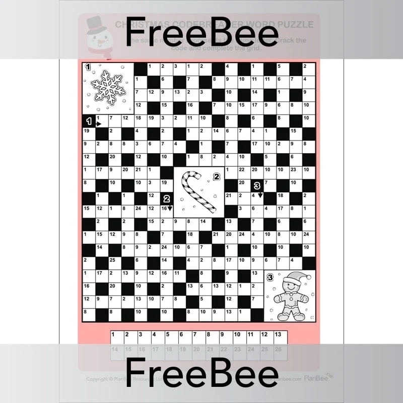 Christmas Codebreaker Puzzle Christmas Codebreaker Puzzle